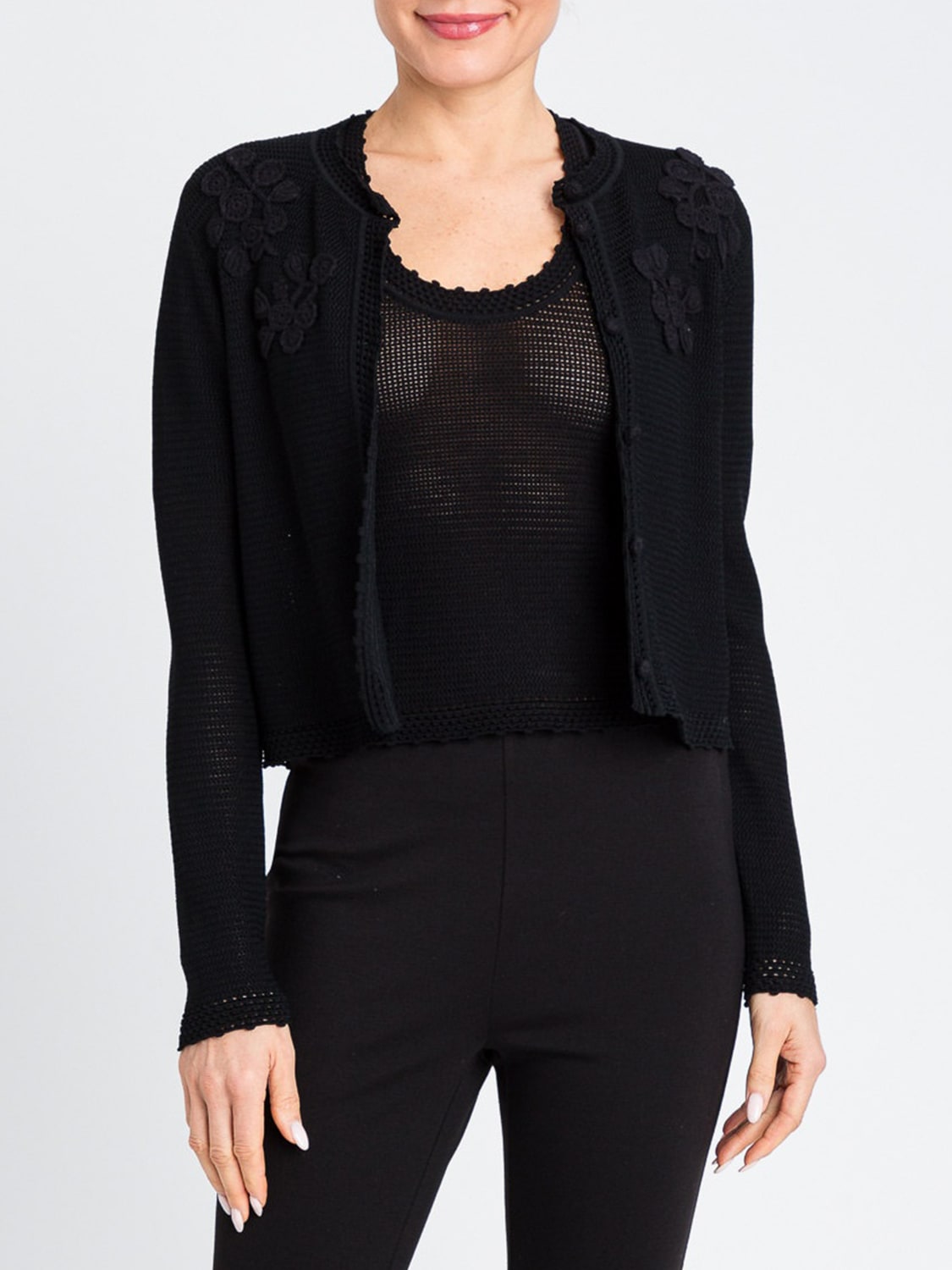 TWINSET SWEATER: Sweater woman Twinset, Black - Img 1