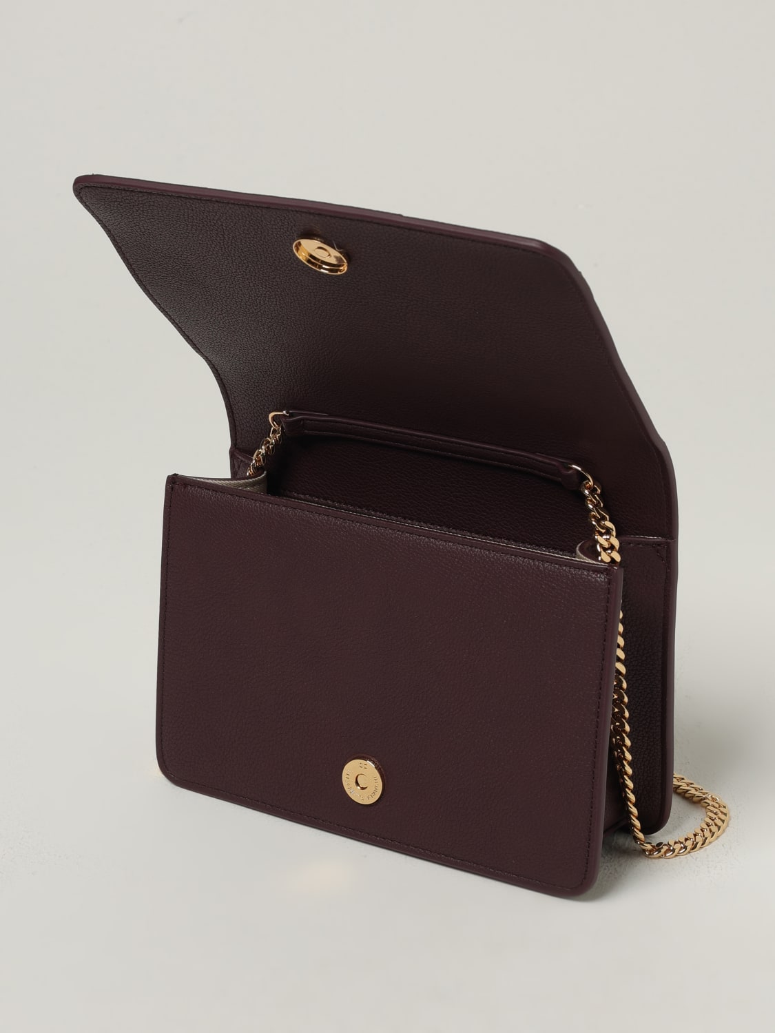 ELISABETTA FRANCHI CROSSBODY BAG: Handbag woman Elisabetta Franchi, Red Purple - Img 3