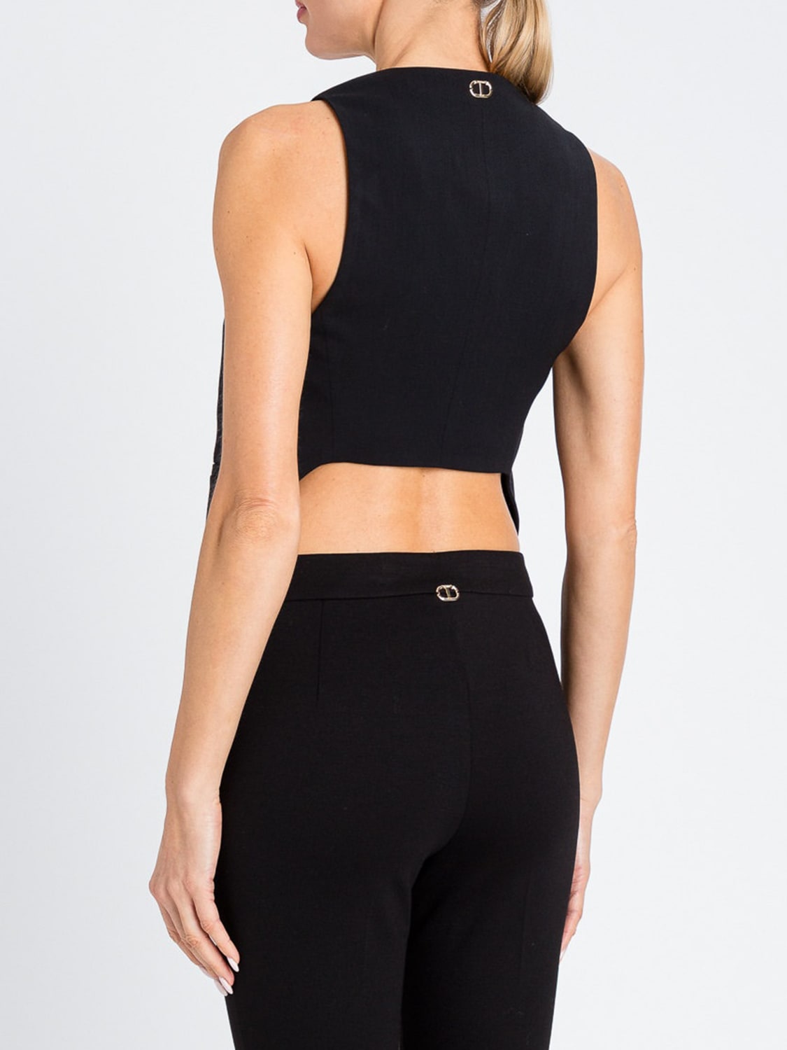 TWINSET GILET: Gilet femme Twinset, Noir - Img 2