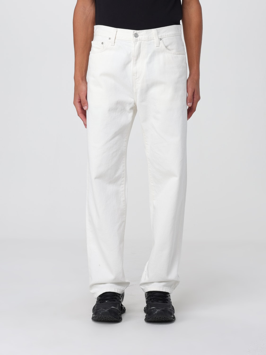CARHARTT WIP JEANS: Jeans Carhartt Wip in denim di cotone , Bianco - Img 1
