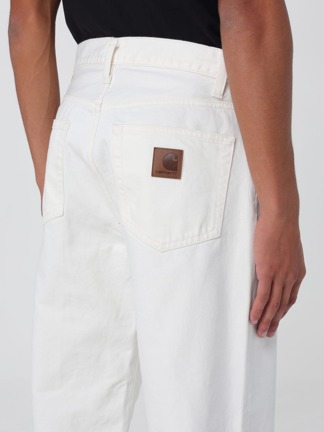CARHARTT WIP JEANS: Jeans Carhartt Wip in denim di cotone , Bianco - Img 3