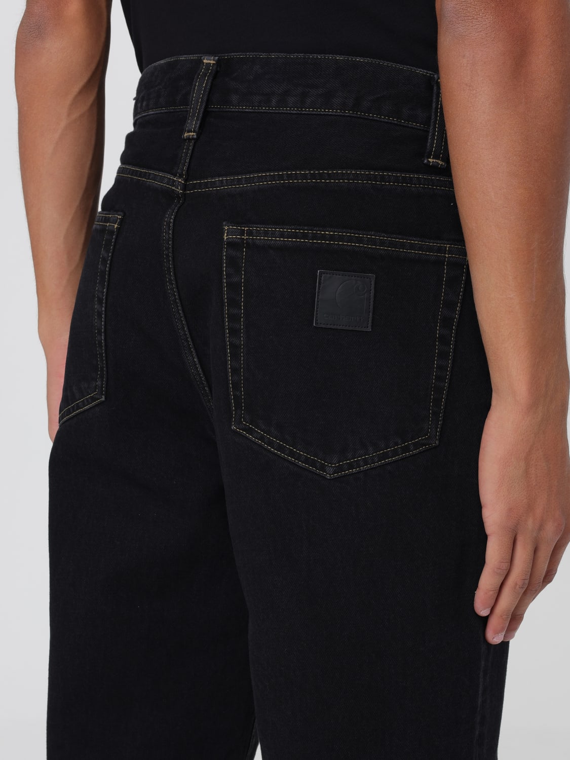 CARHARTT WIP JEANS: Jeans men Carhartt Wip, Black - Img 4