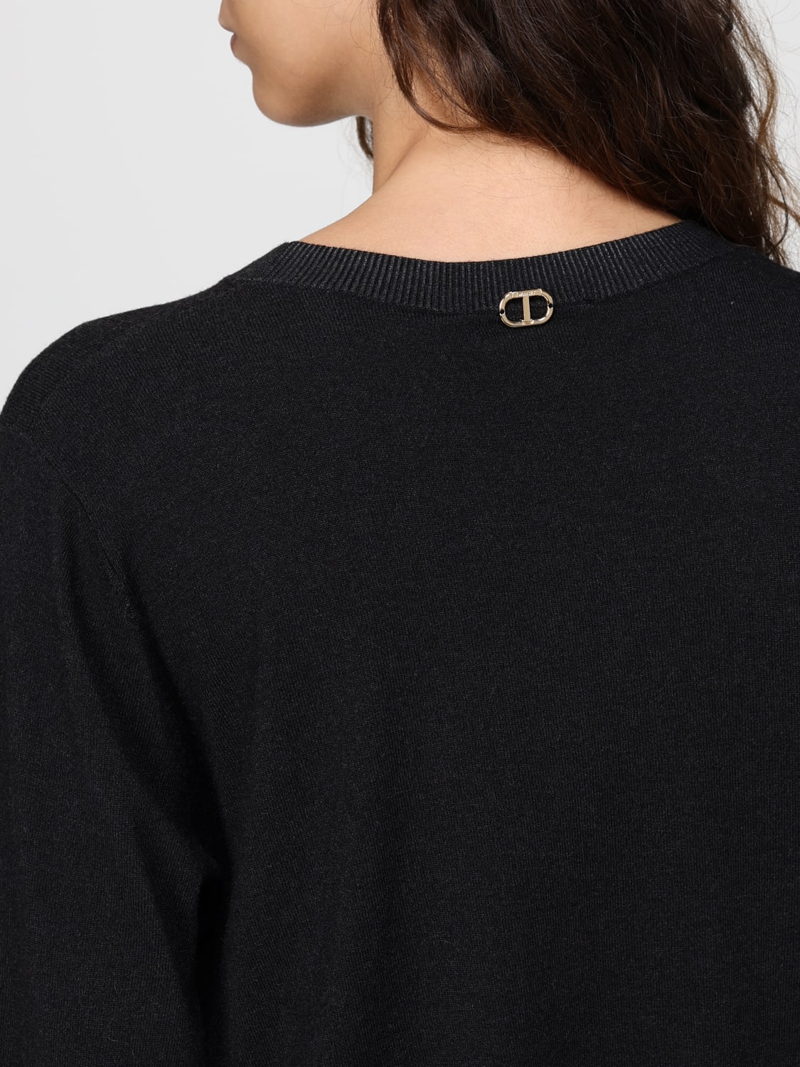 TWINSET SWEATER: Top woman Twinset, Black - Img 3