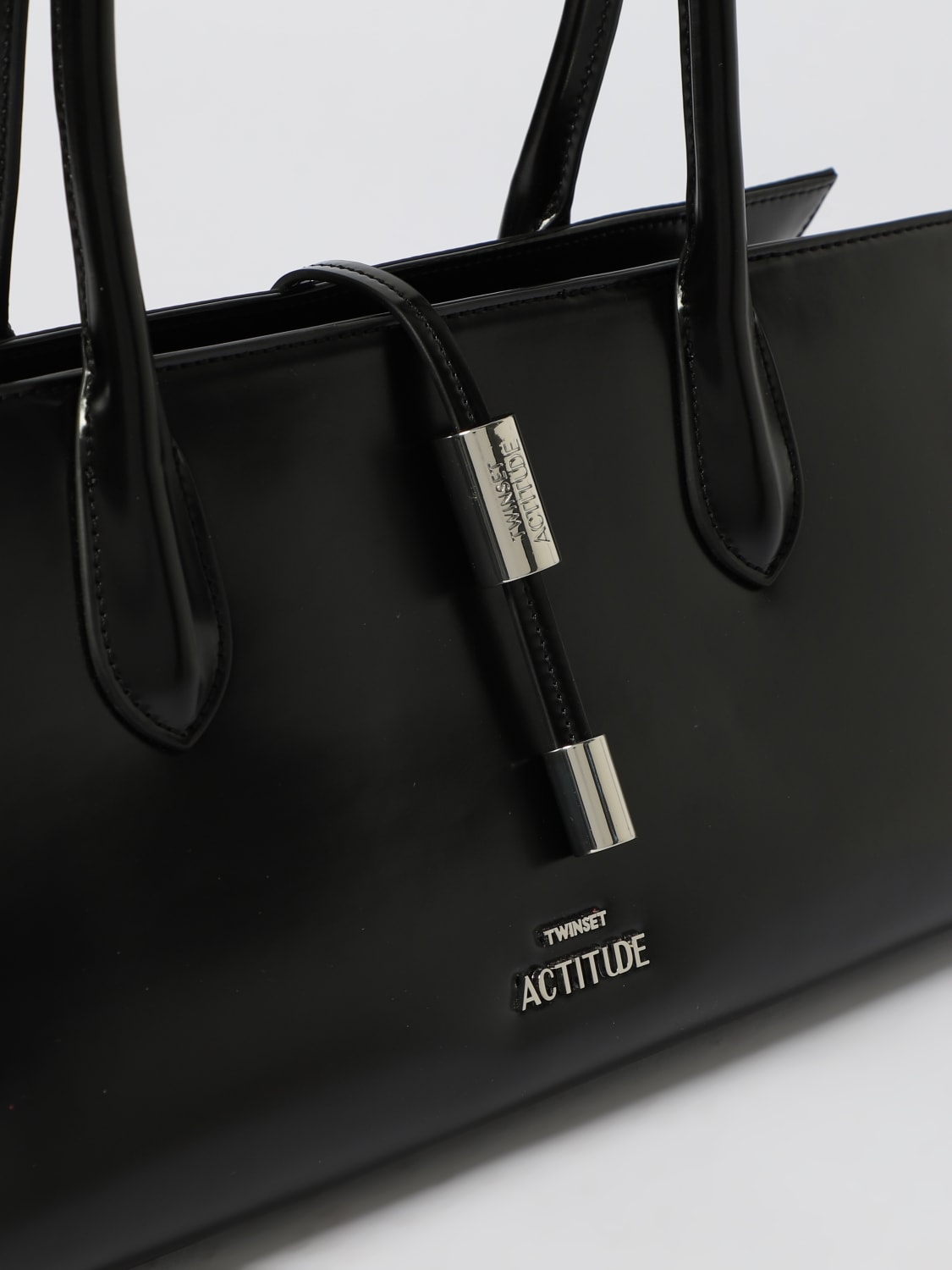 TWINSET ACTITUDE SHOULDER BAG: Mini bag woman Twinset Actitude, Black - Img 3