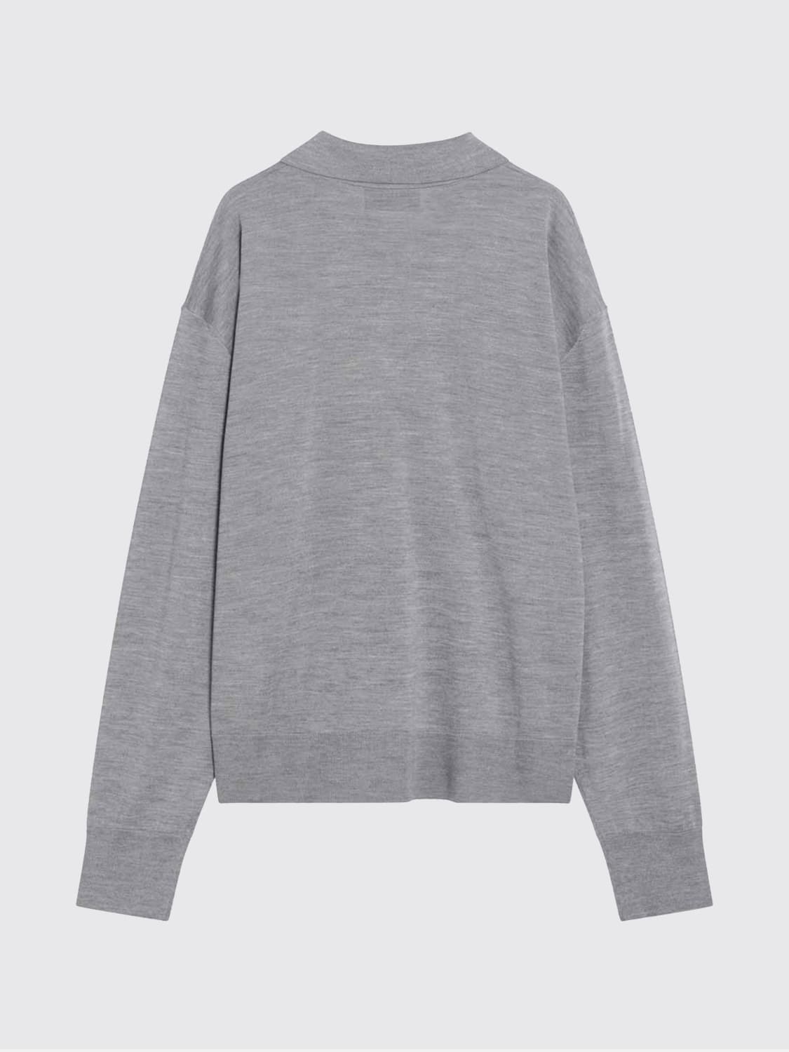 AMI PARIS POLO: Pullover herren Ami Paris, Grau - Img 2