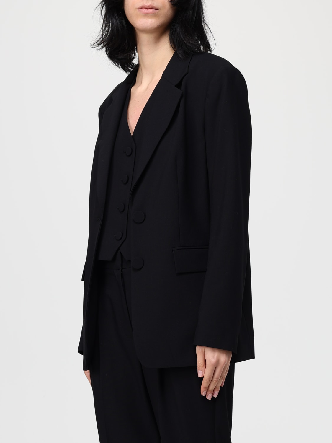 TWINSET ACTITUDE JACKET: Jacket woman Twinset Actitude, Black - Img 3