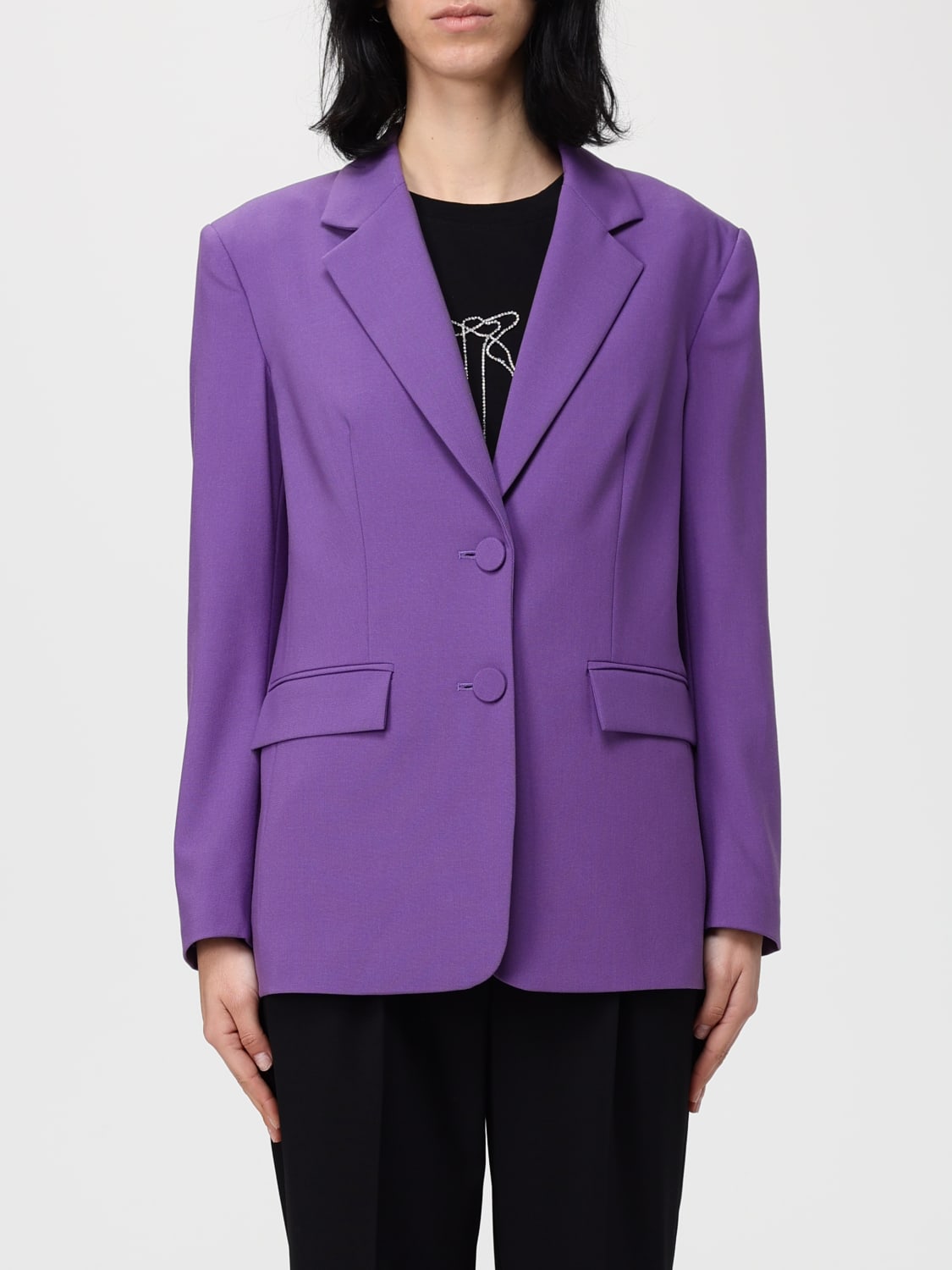 TWINSET ACTITUDE JACKET: Jacket woman Twinset Actitude, Violet - Img 1