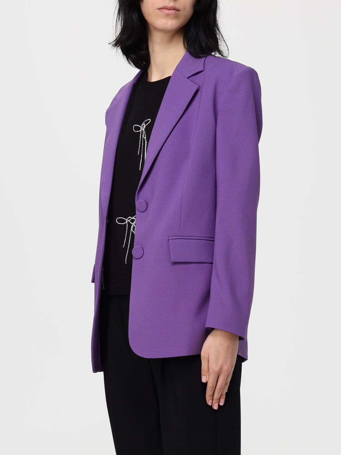 TWINSET ACTITUDE JACKET: Jacket woman Twinset Actitude, Violet - Img 3