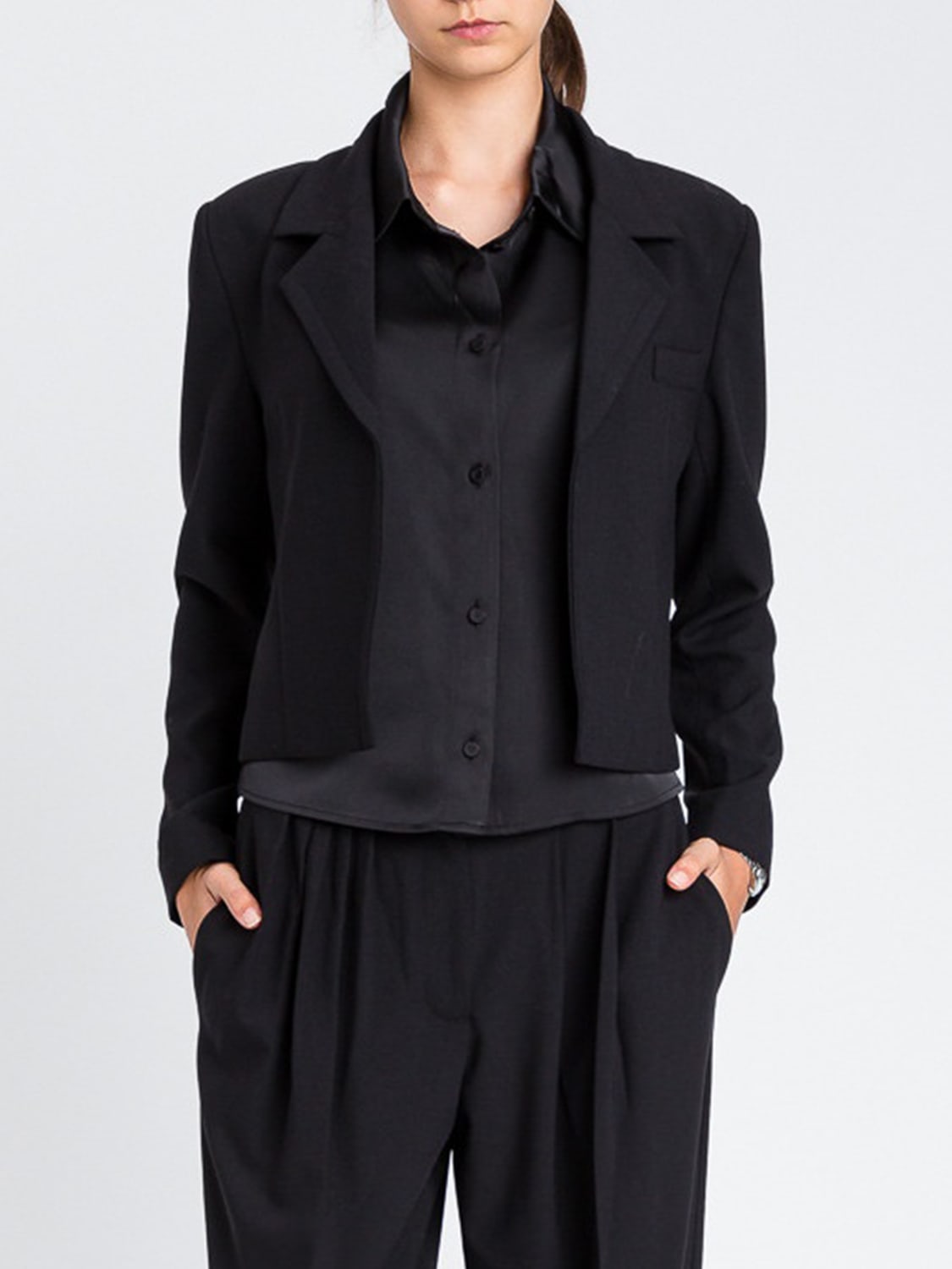 TWINSET ACTITUDE VESTE: Veste femme Twinset Actitude, Noir - Img 1