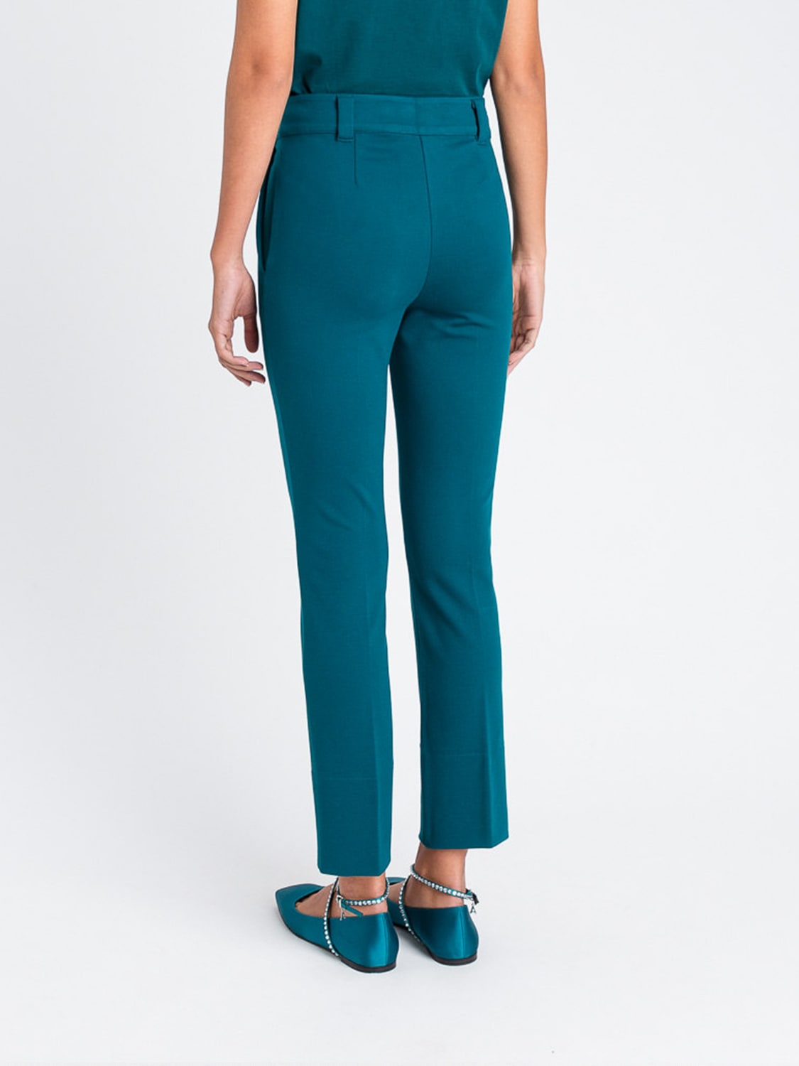 TWINSET ACTITUDE HOSE: Hose damen Twinset Actitude, Grün - Img 3