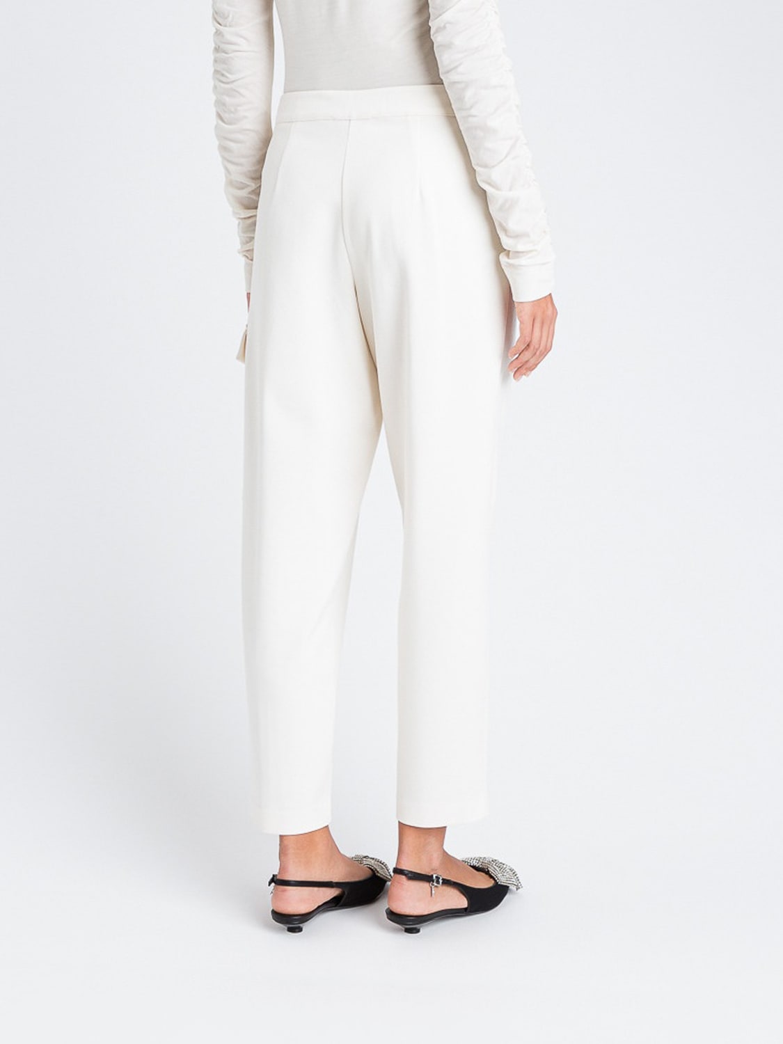 TWINSET ACTITUDE PANTALONI: Pantalone Twinset Actitude, Bianco - Img 3