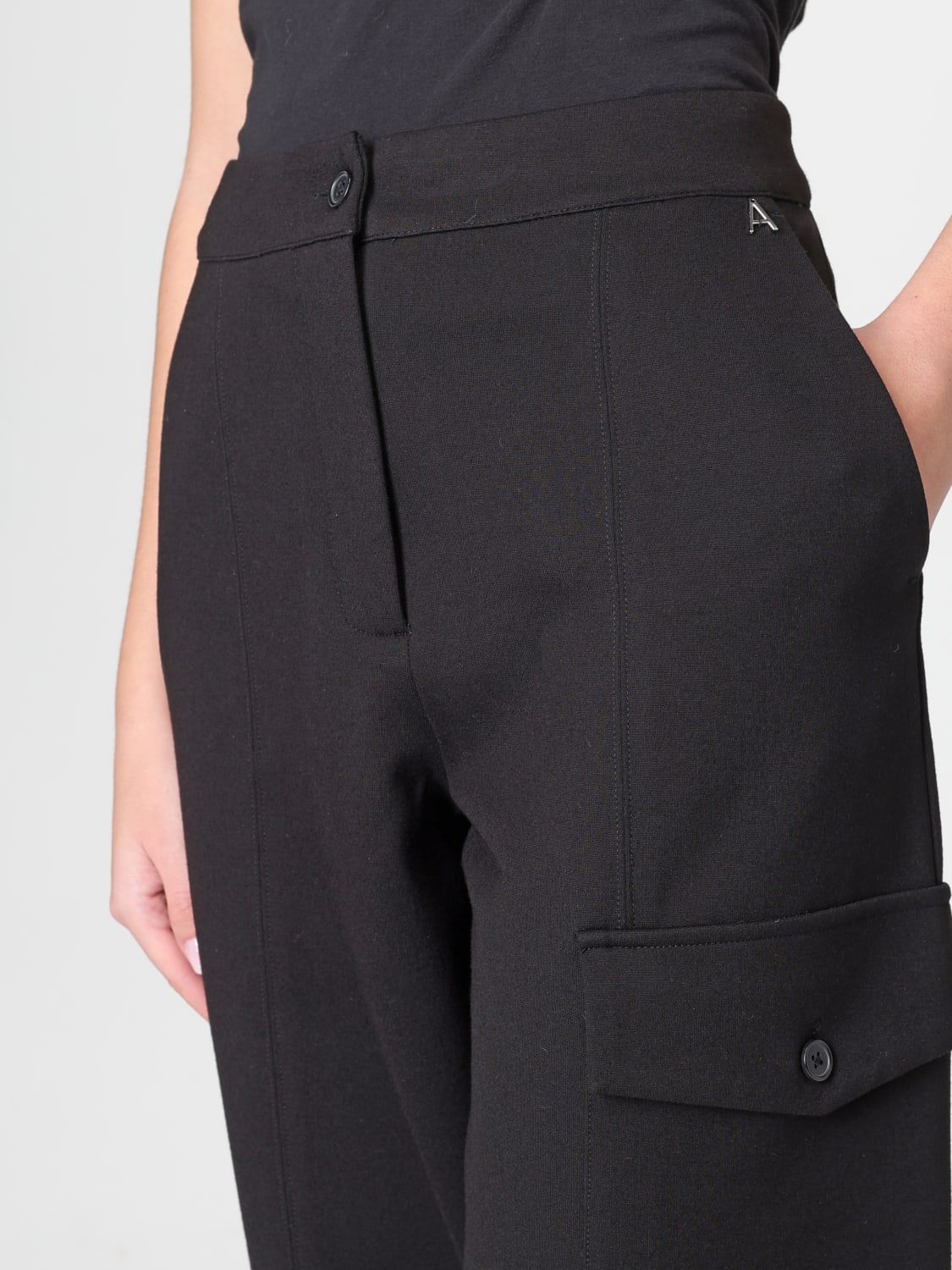 TWINSET ACTITUDE HOSE: Hose damen Twinset Actitude, Schwarz - Img 3