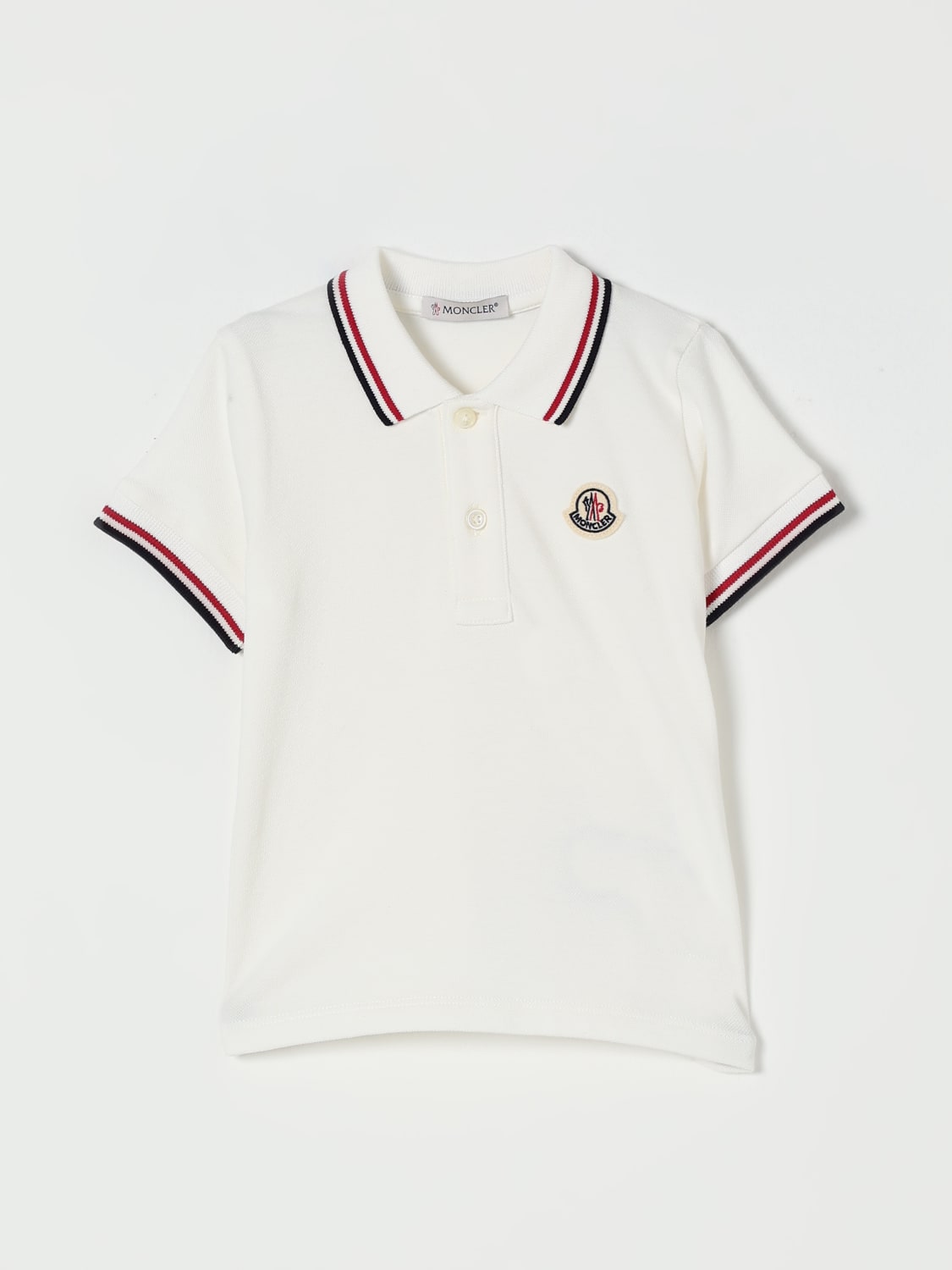 MONCLER T-SHIRT: Sweater kids Moncler, White - Img 1