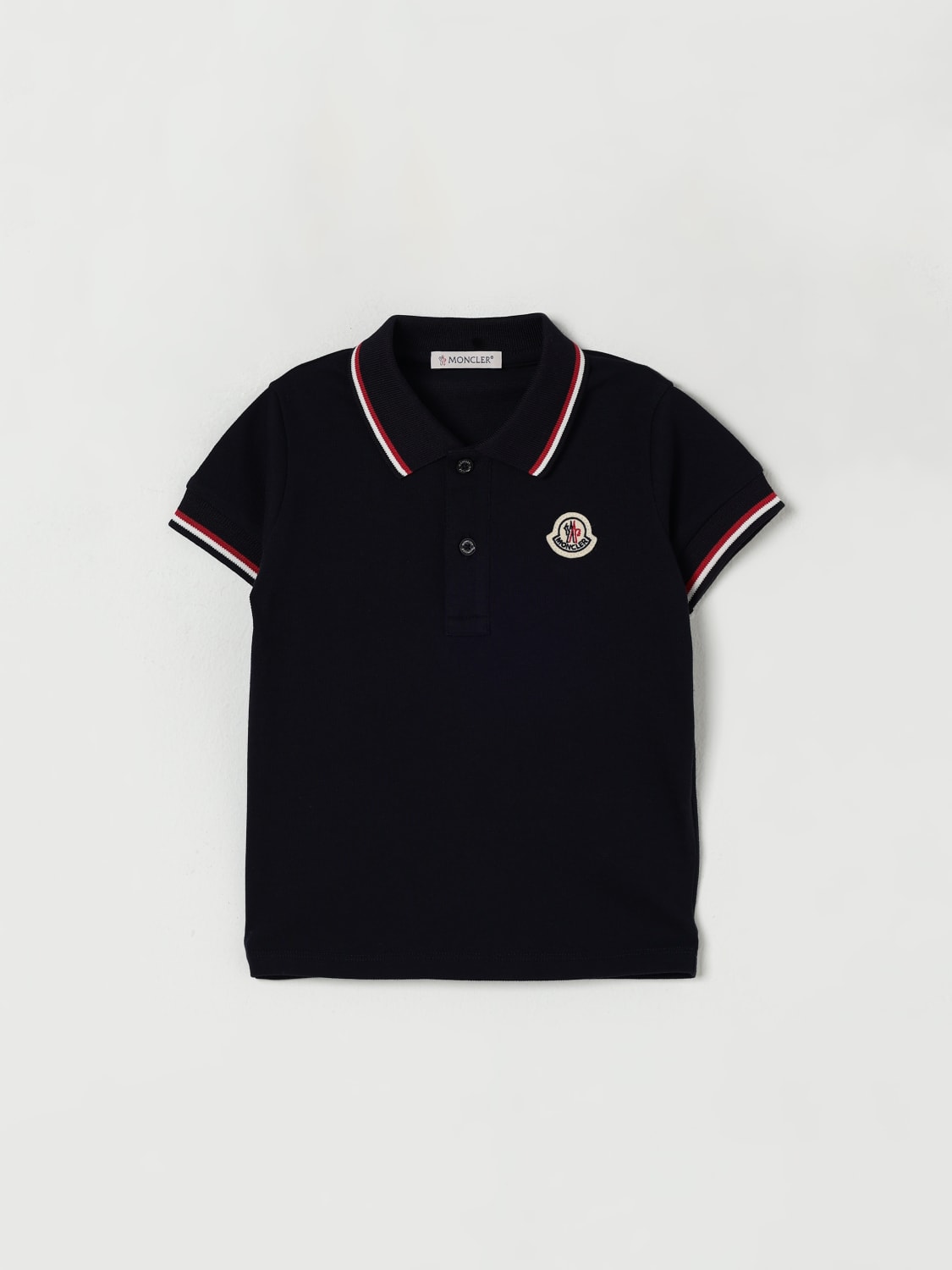 MONCLER T-SHIRT: Sweater kids Moncler, Navy - Img 1