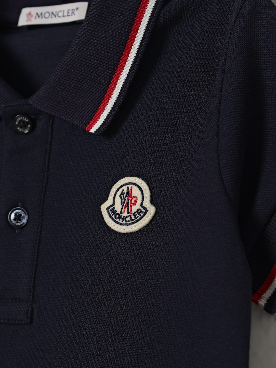 MONCLER T-SHIRT: Sweater kids Moncler, Navy - Img 3