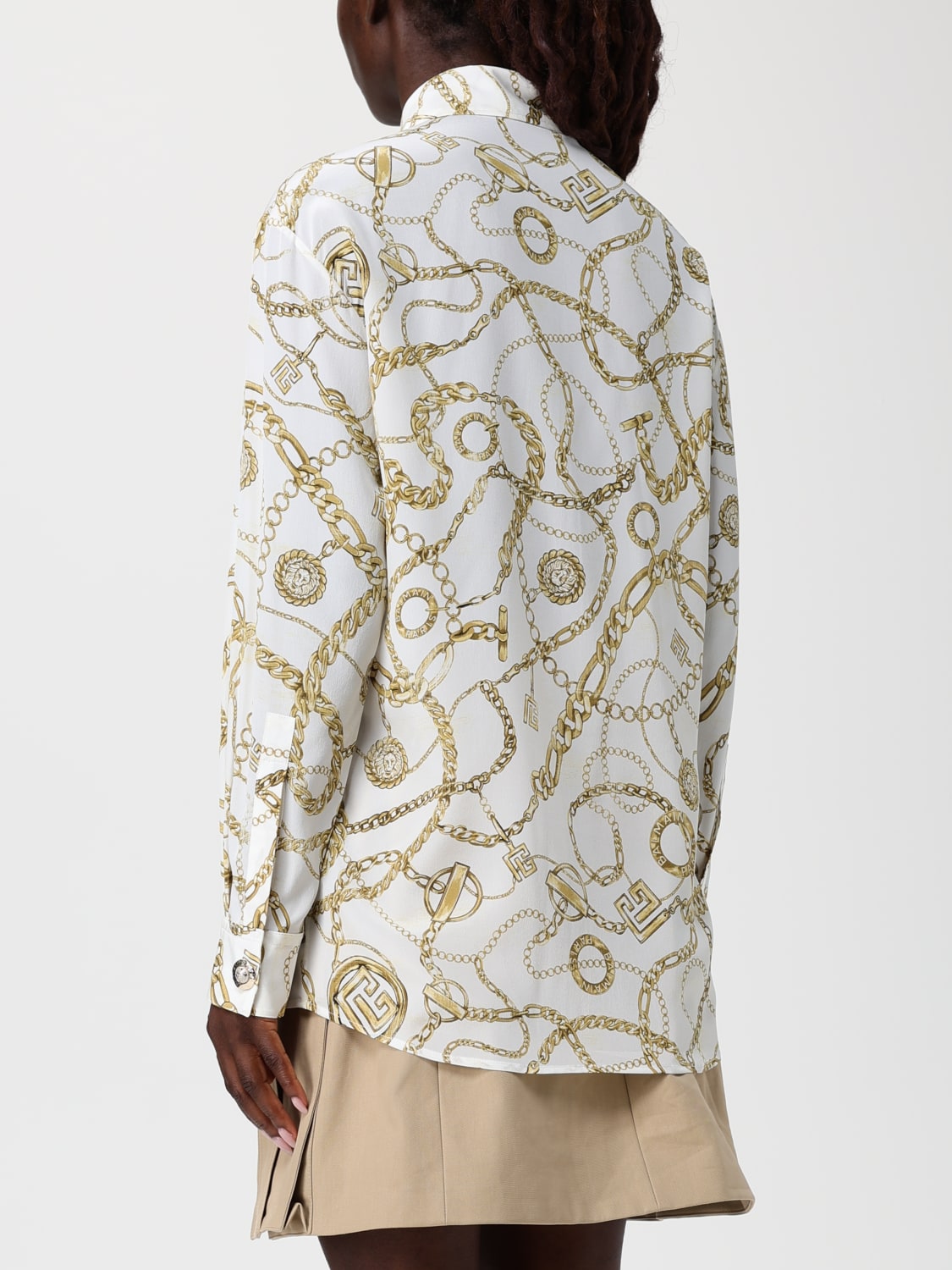 BALMAIN CAMISA: Camisa mujer Balmain, Blanco - Img 3