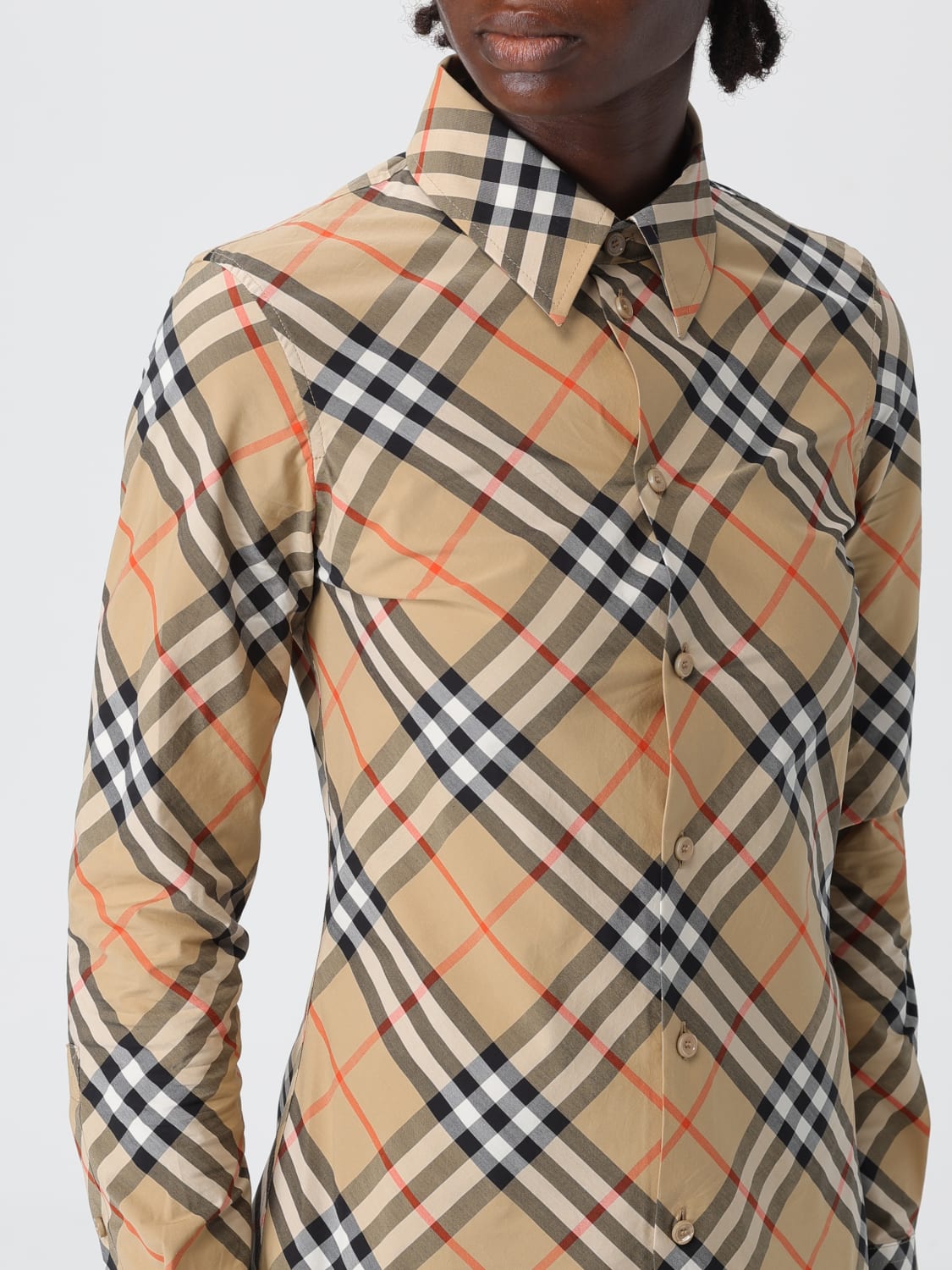 BURBERRY SHIRT: Shirt woman Burberry, Sand - Img 5