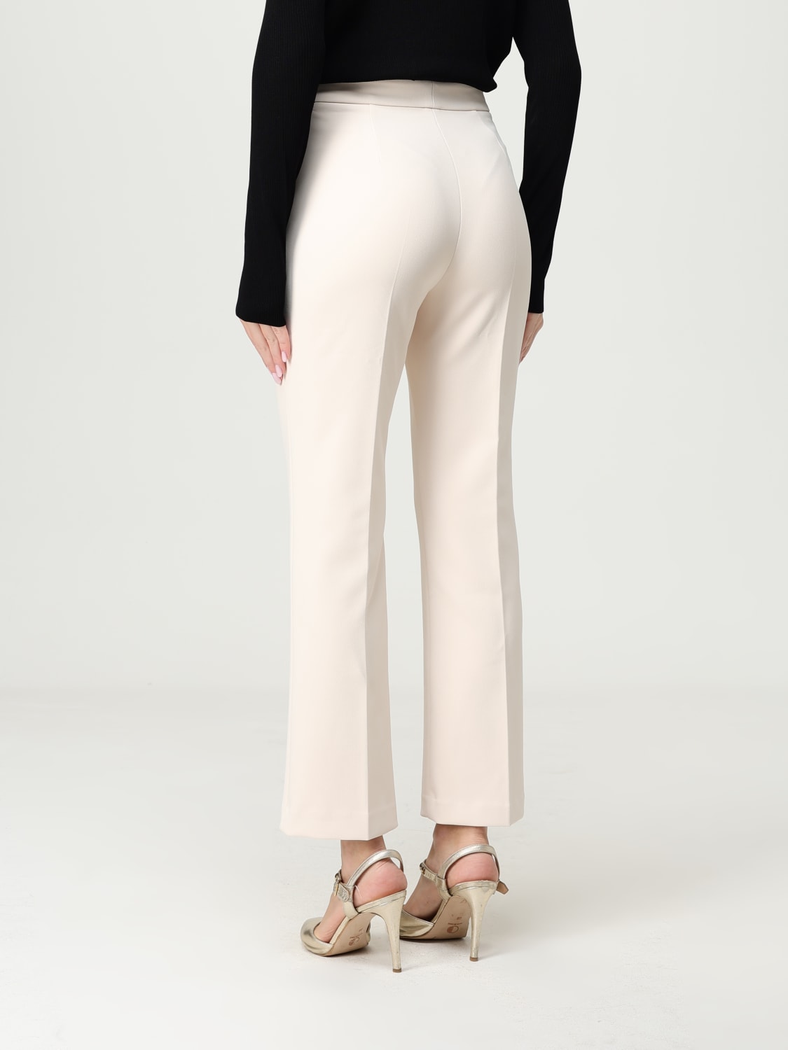 ELISABETTA FRANCHI PANTALON: Pantalon femme Elisabetta Franchi, Blanc - Img 3