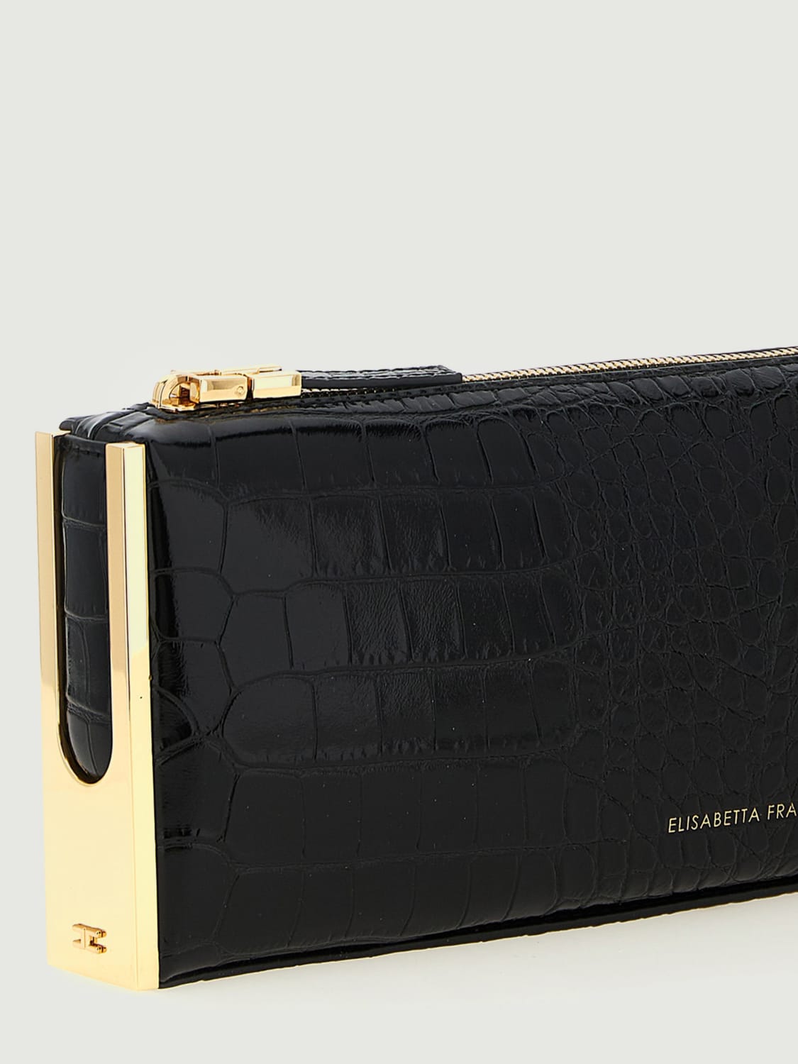ELISABETTA FRANCHI CLUTCH: Handbag woman Elisabetta Franchi, Black - Img 3
