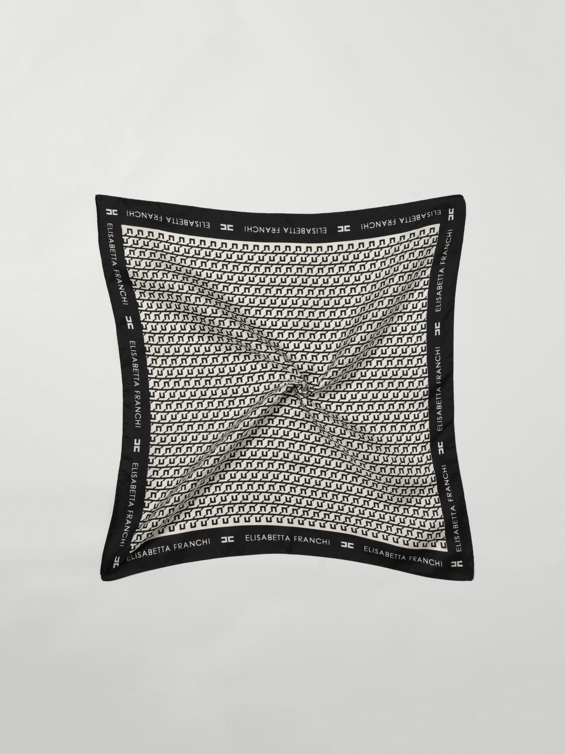 ELISABETTA FRANCHI NECK SCARF: Scarf woman Elisabetta Franchi, Black - Img 1
