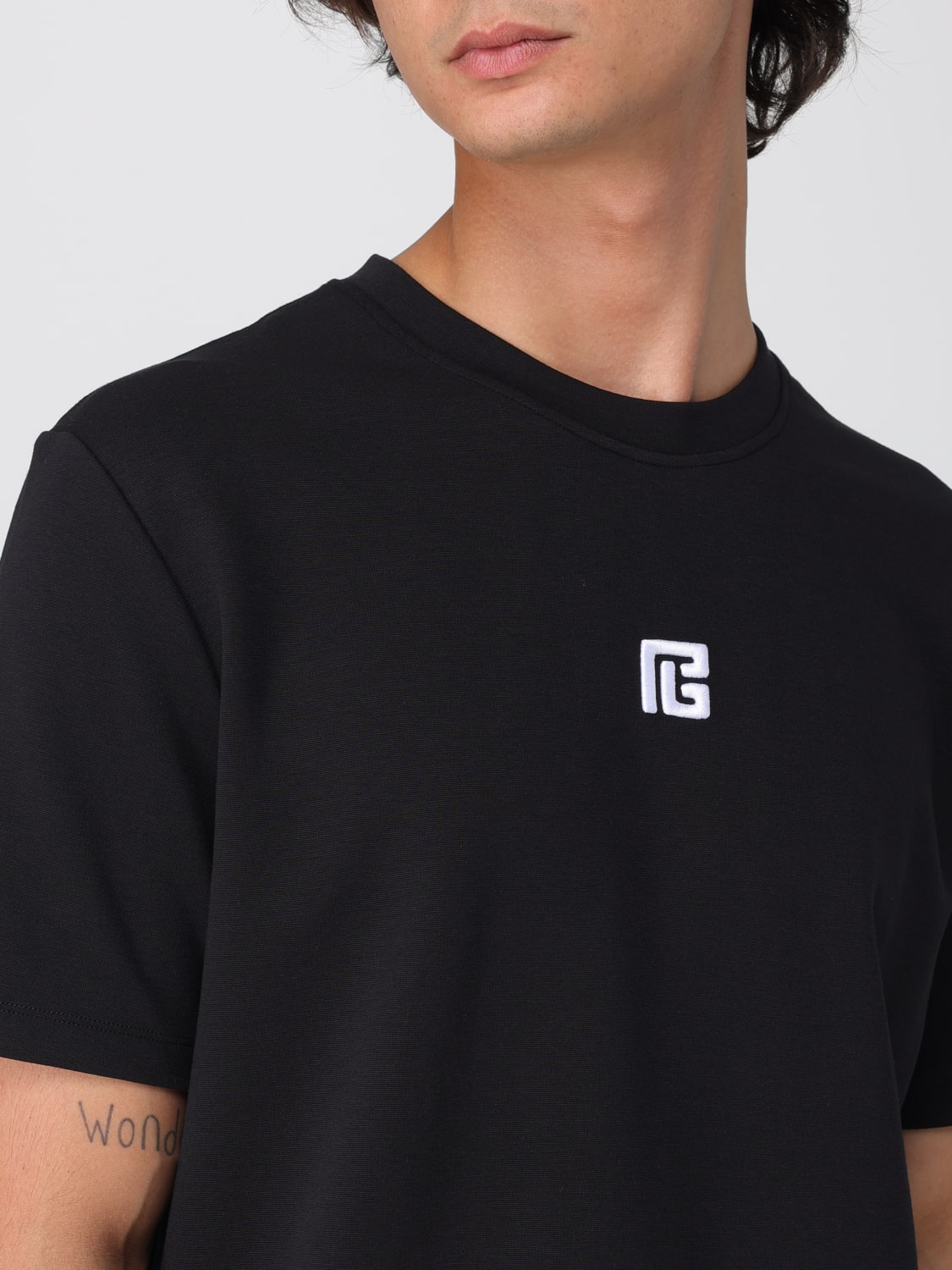 BALMAIN T-SHIRT: T-shirt men Balmain, Black - Img 5