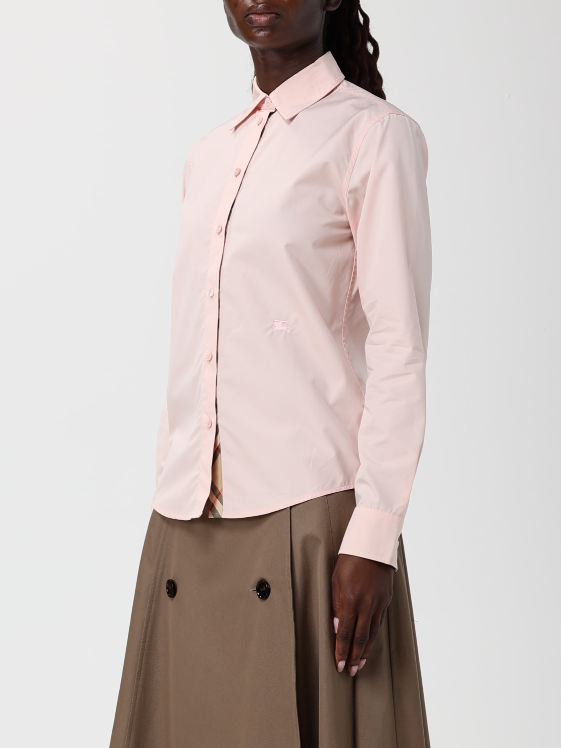 BURBERRY SHIRT: Shirt woman Burberry, Pink - Img 4
