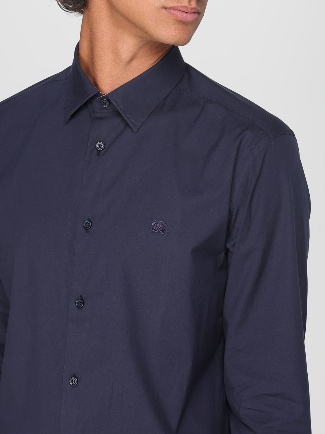 BURBERRY HEMD: Hemd herren Burberry, Navy - Img 4