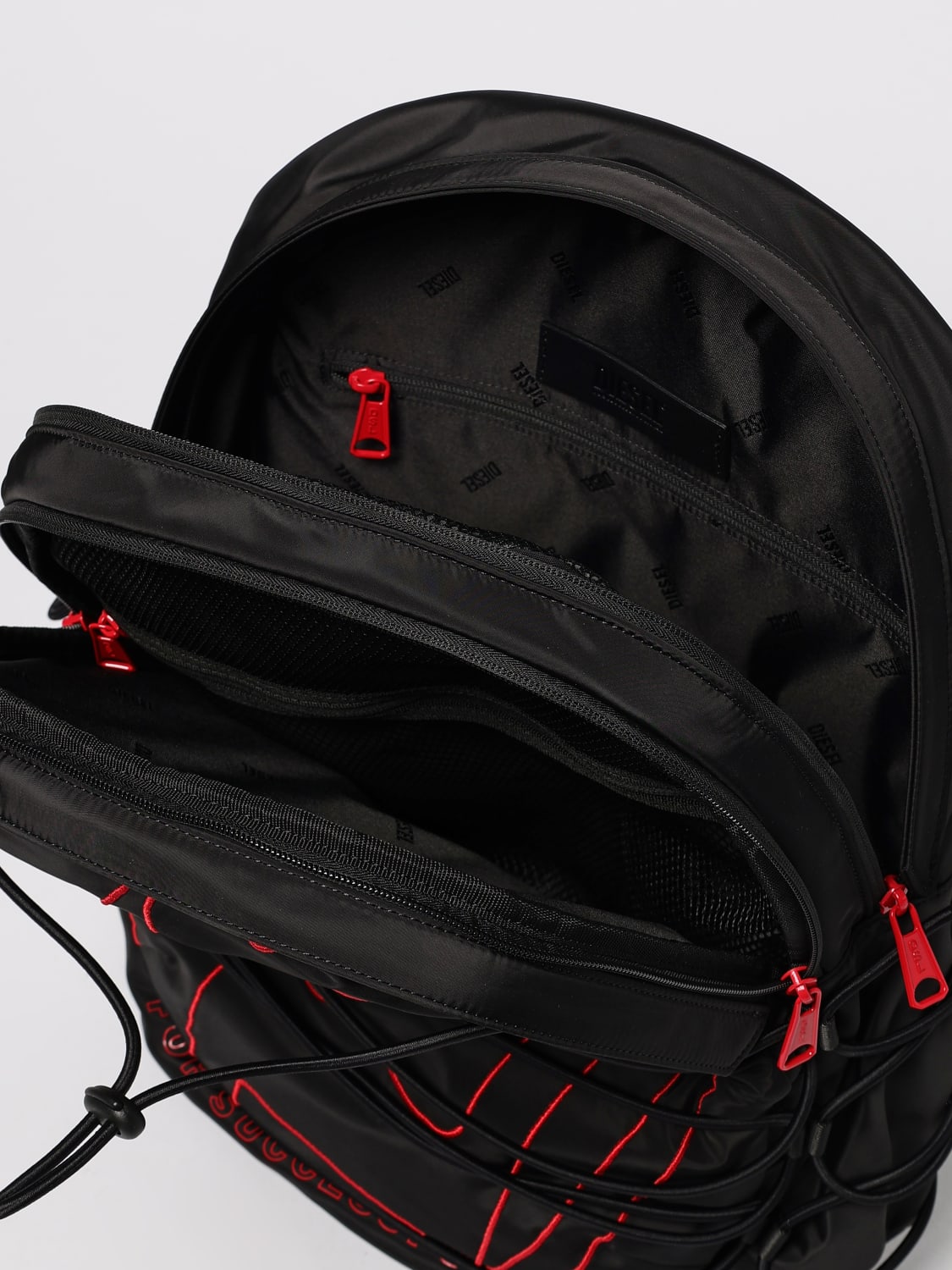 DIESEL BACKPACK: Backpack men Diesel, White - Img 4