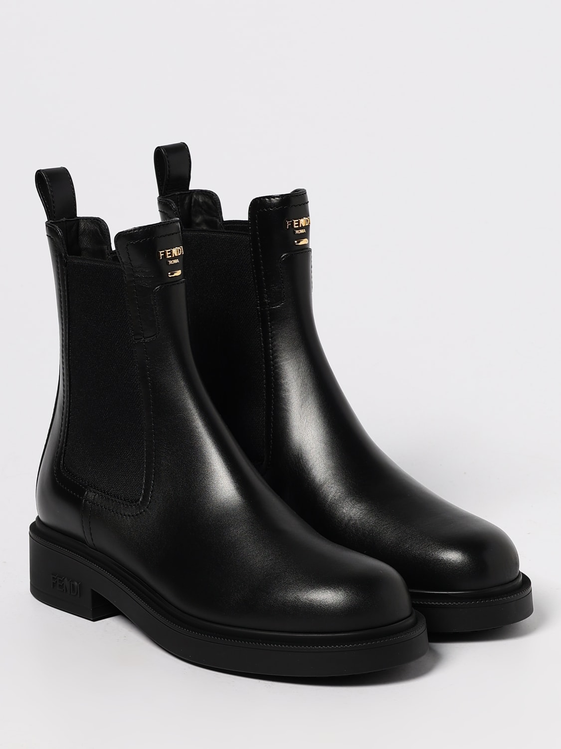 FENDI BOOTS: Shoes woman Fendi, Black - Img 2