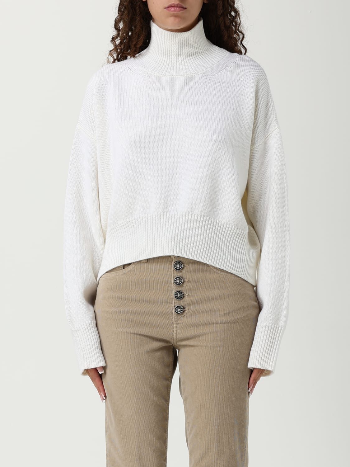 DONDUP PULL: Pull femme Dondup, Blanc - Img 1