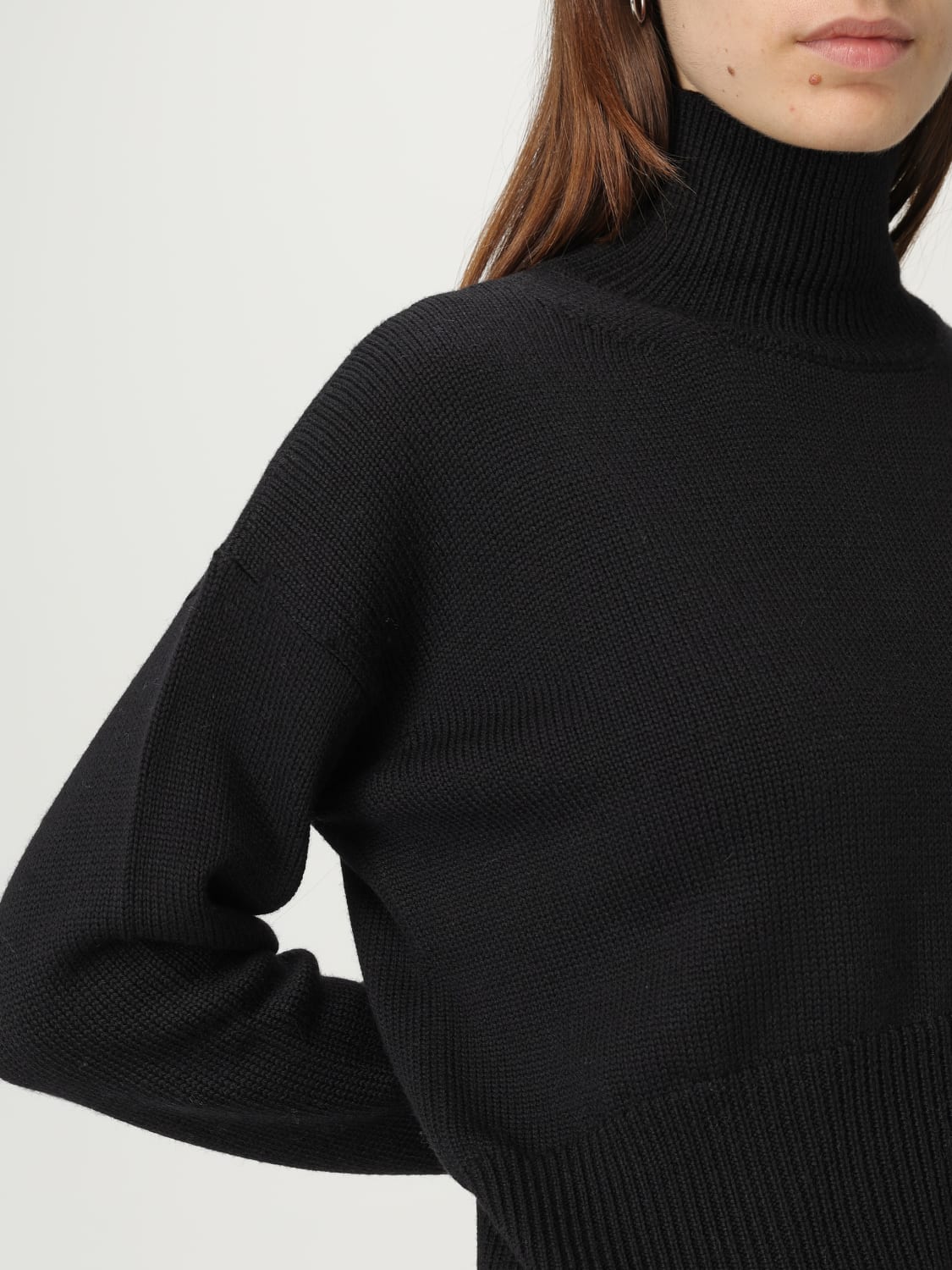 DONDUP JERSEY: Jersey mujer Dondup, Negro - Img 3