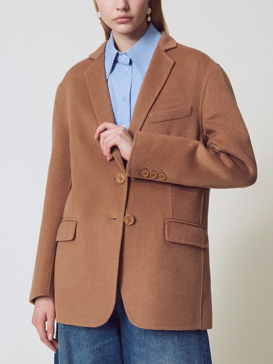 TWINSET COAT: Coat woman Twinset, Brown - Img 1