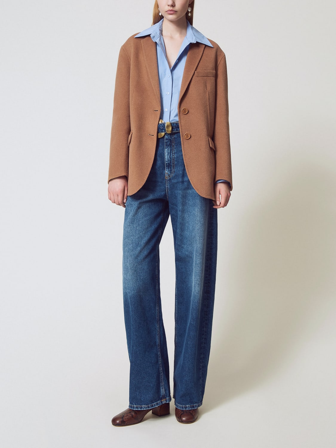 TWINSET COAT: Coat woman Twinset, Brown - Img 2