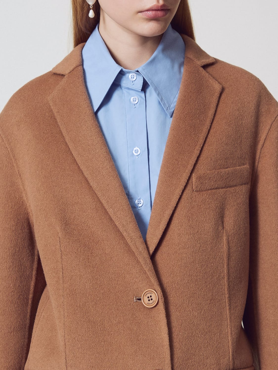 TWINSET COAT: Coat woman Twinset, Brown - Img 5