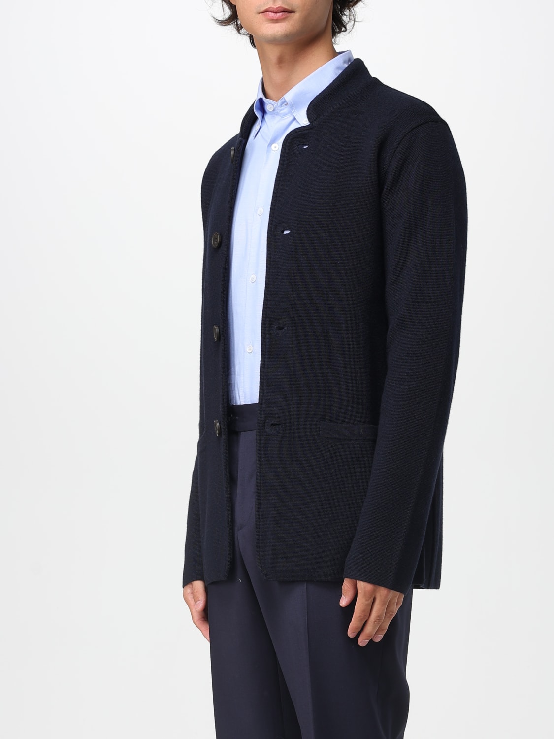 EMPORIO ARMANI SWEATER: Sweater men Emporio Armani, Blue - Img 3