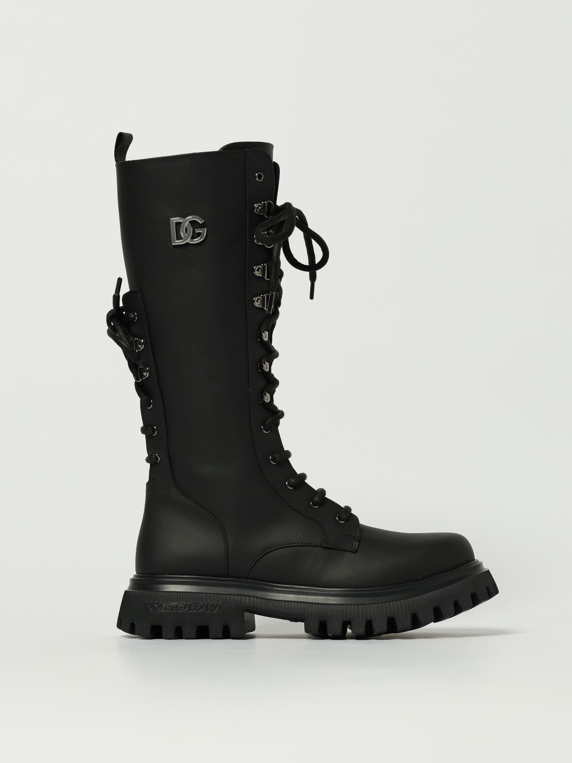 DOLCE & GABBANA SHOES: Shoes kids Dolce & Gabbana, Black - Img 1