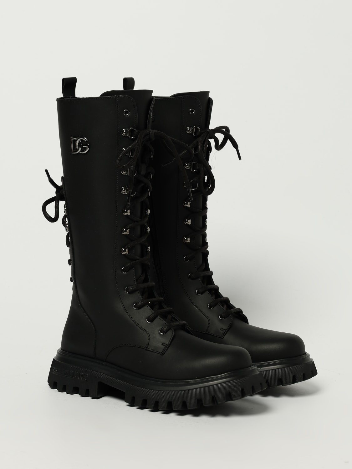 DOLCE & GABBANA SHOES: Shoes kids Dolce & Gabbana, Black - Img 2