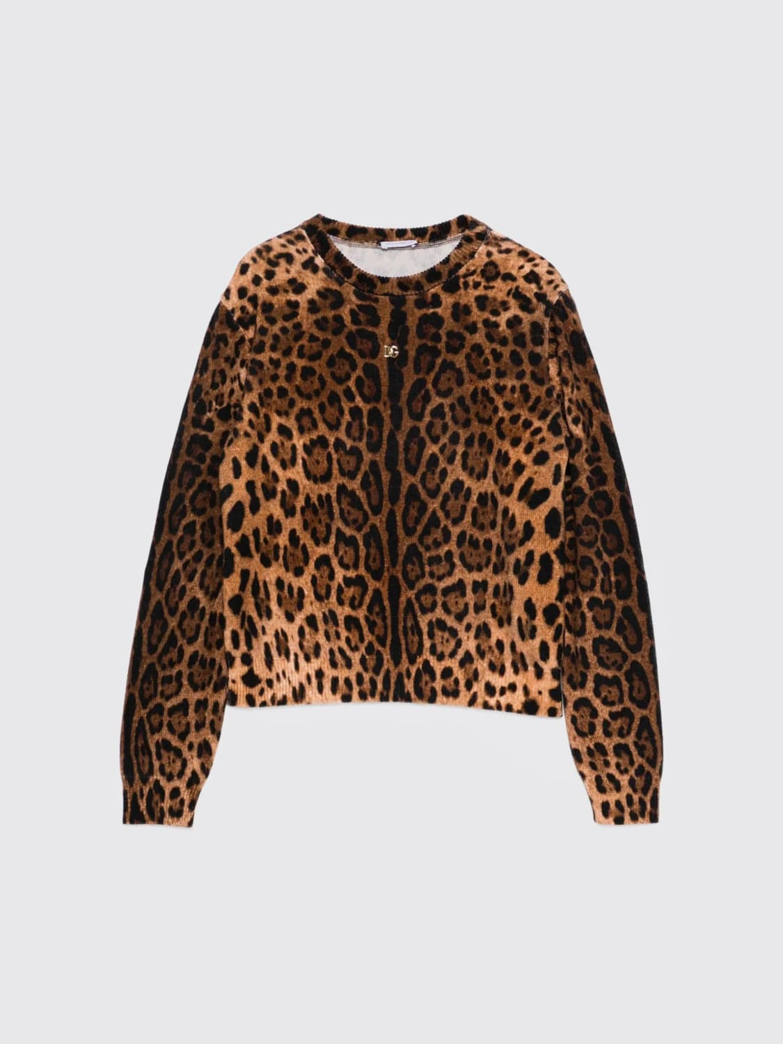 DOLCE & GABBANA JERSEY: Jersey niños Dolce & Gabbana, Marrón - Img 1