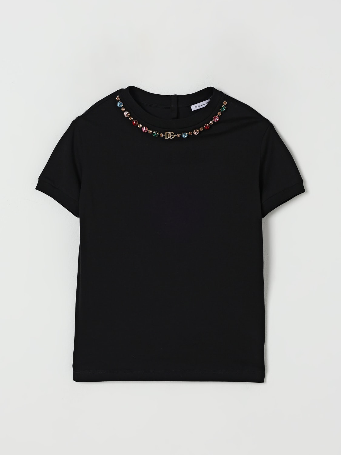 DOLCE & GABBANA T-SHIRT: T-shirt kids Dolce & Gabbana, Black - Img 1