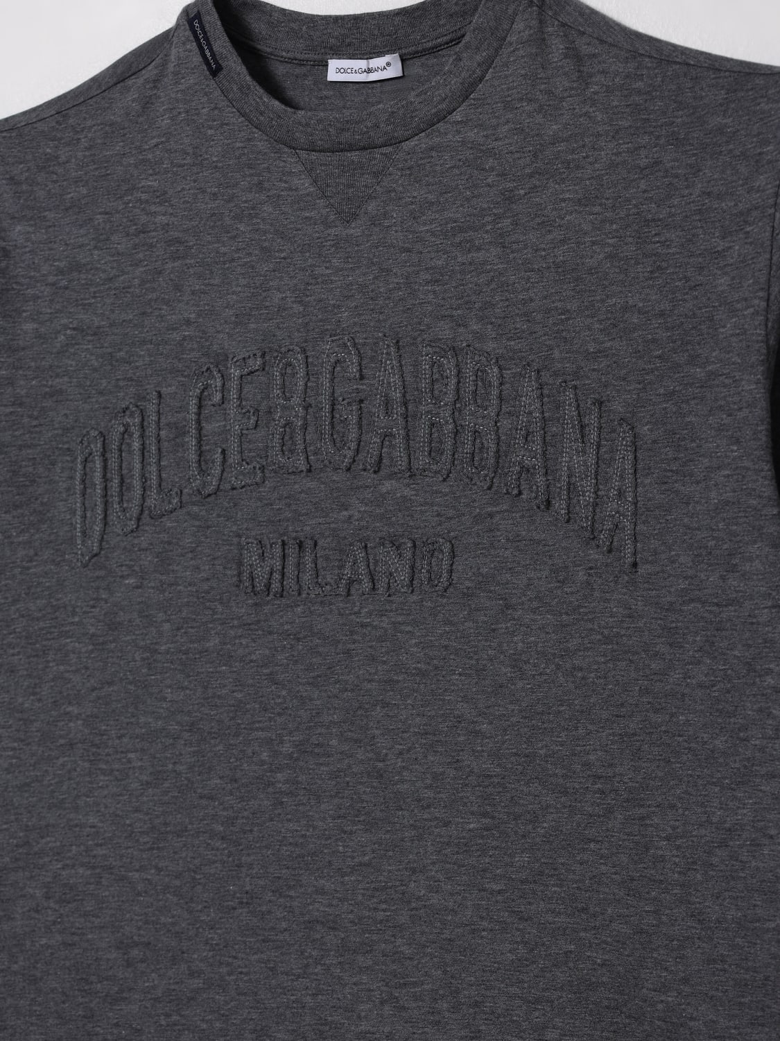 DOLCE & GABBANA T-SHIRT: T-shirt kids Dolce & Gabbana, Grey - Img 3