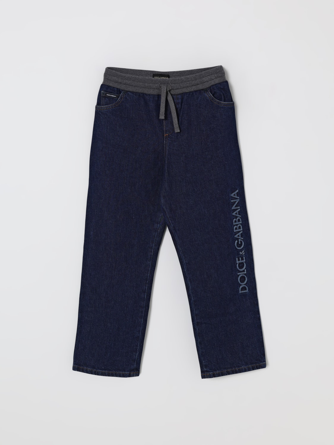 DOLCE & GABBANA JEANS: Pants kids Dolce & Gabbana, Denim - Img 1