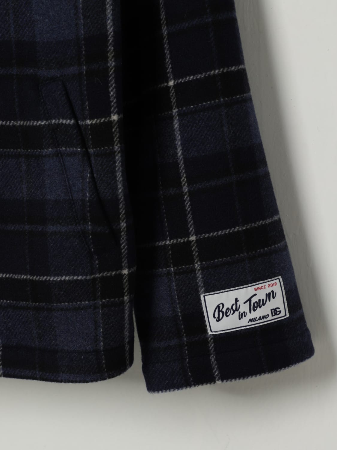 DOLCE & GABBANA COAT: Coat kids Dolce & Gabbana, Blue - Img 3