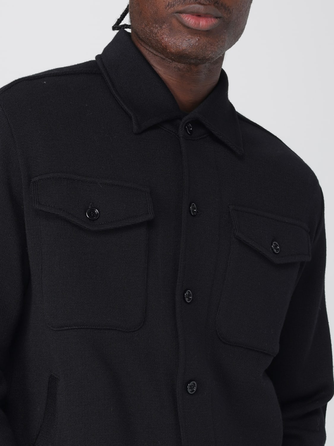 LARDINI JACKET: Jacket men Lardini, Black - Img 4