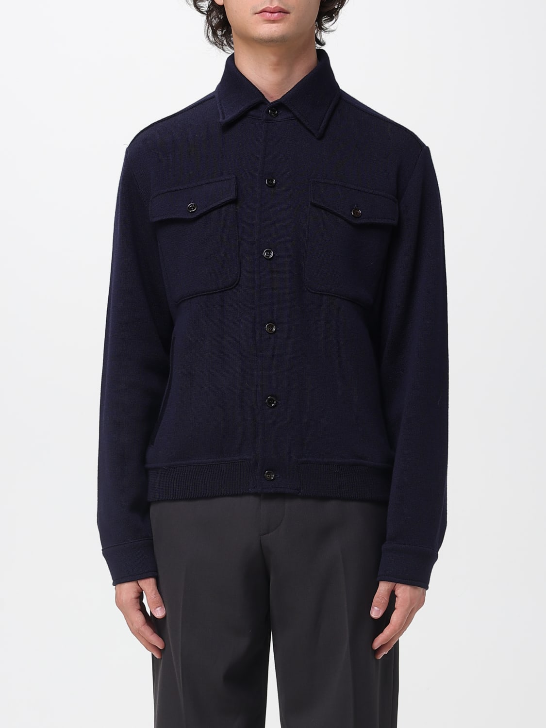 LARDINI JACKET: Jacket men Lardini, Blue - Img 1