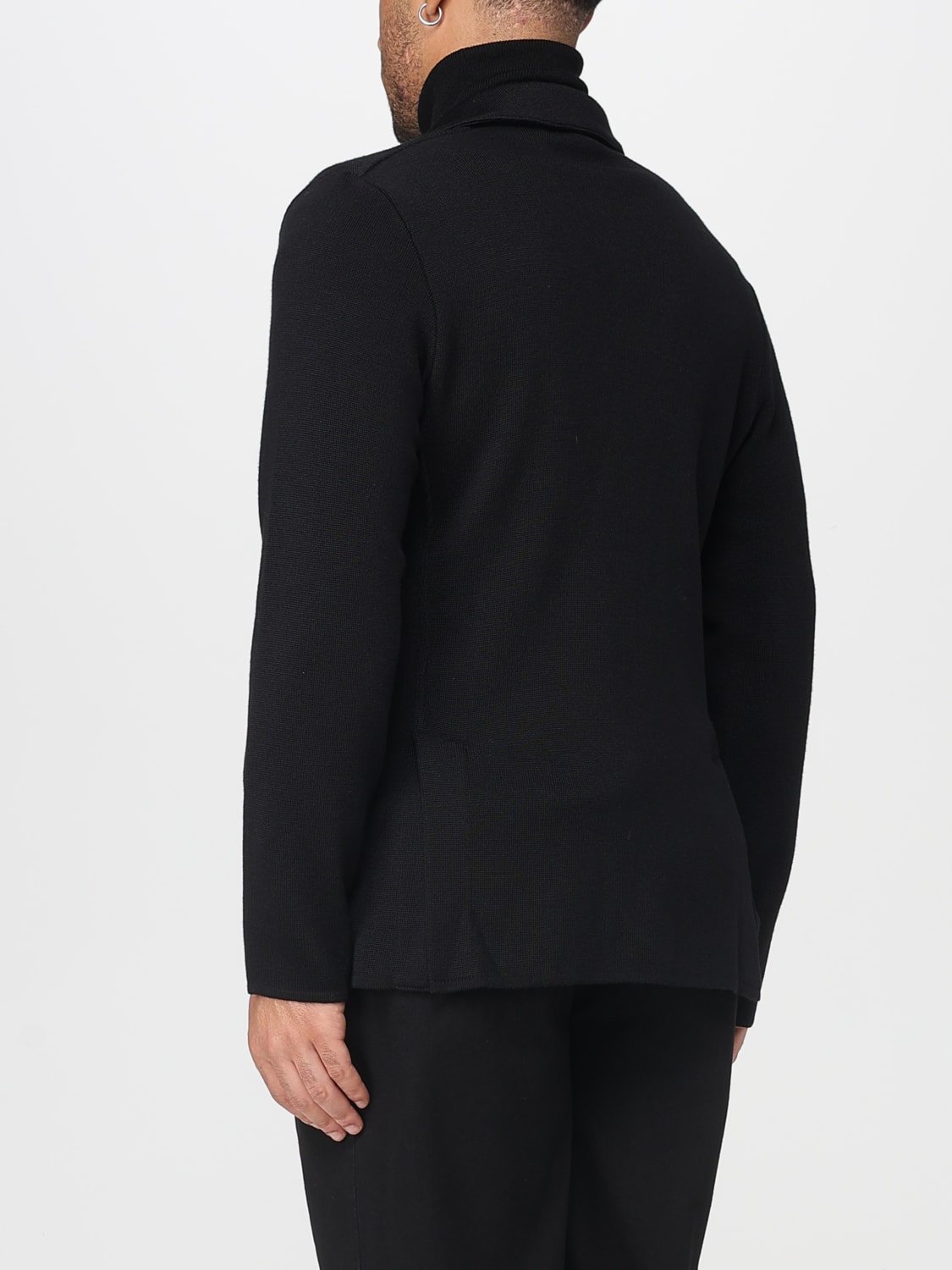 LARDINI JACKET: Sweater men Lardini, Black - Img 2
