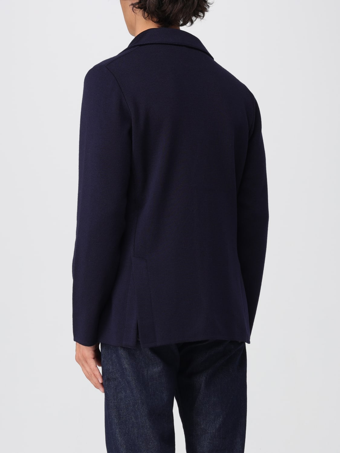 LARDINI GIACCA: Blazer Lardini in lana , Blue - Img 2