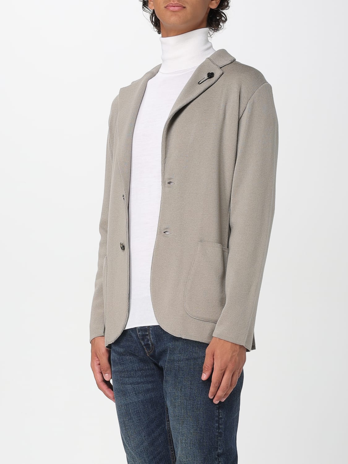 LARDINI JACKE: Pullover herren Lardini, Sand - Img 3