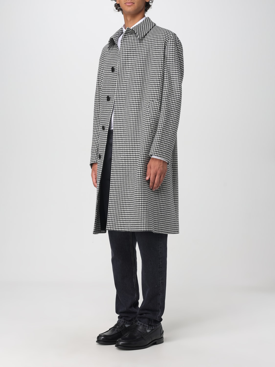 LARDINI COAT: Coat men Lardini, Black - Img 3
