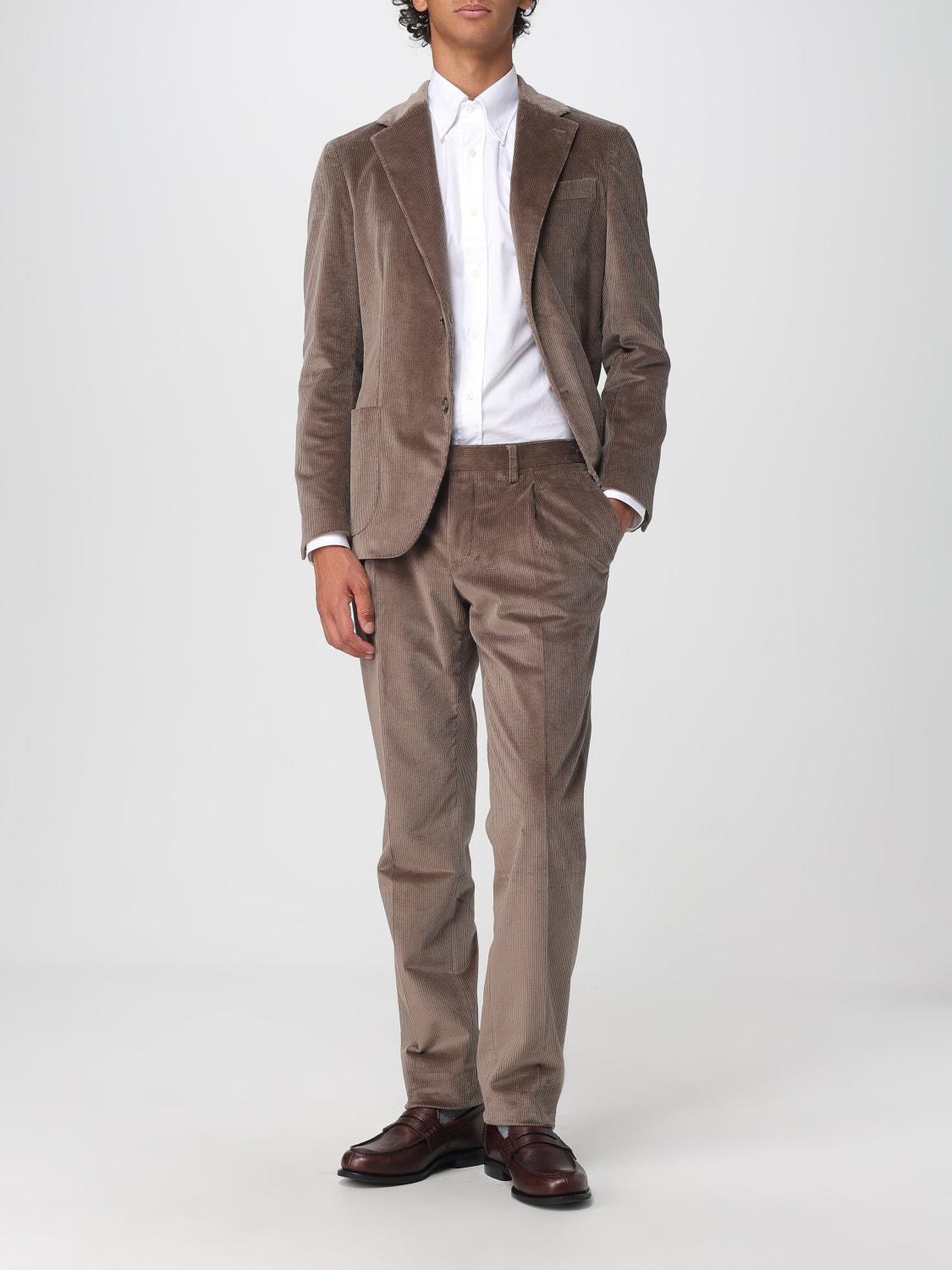 LARDINI SUIT: Suit men Lardini, Beige - Img 2