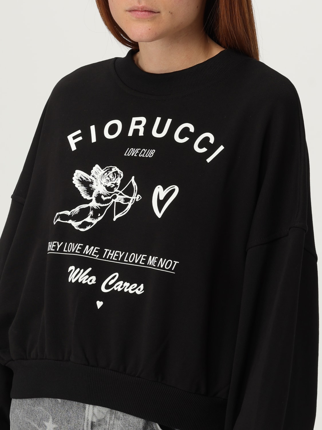 FIORUCCI SWEATSHIRT: Sweatshirt woman Fiorucci, Black - Img 4